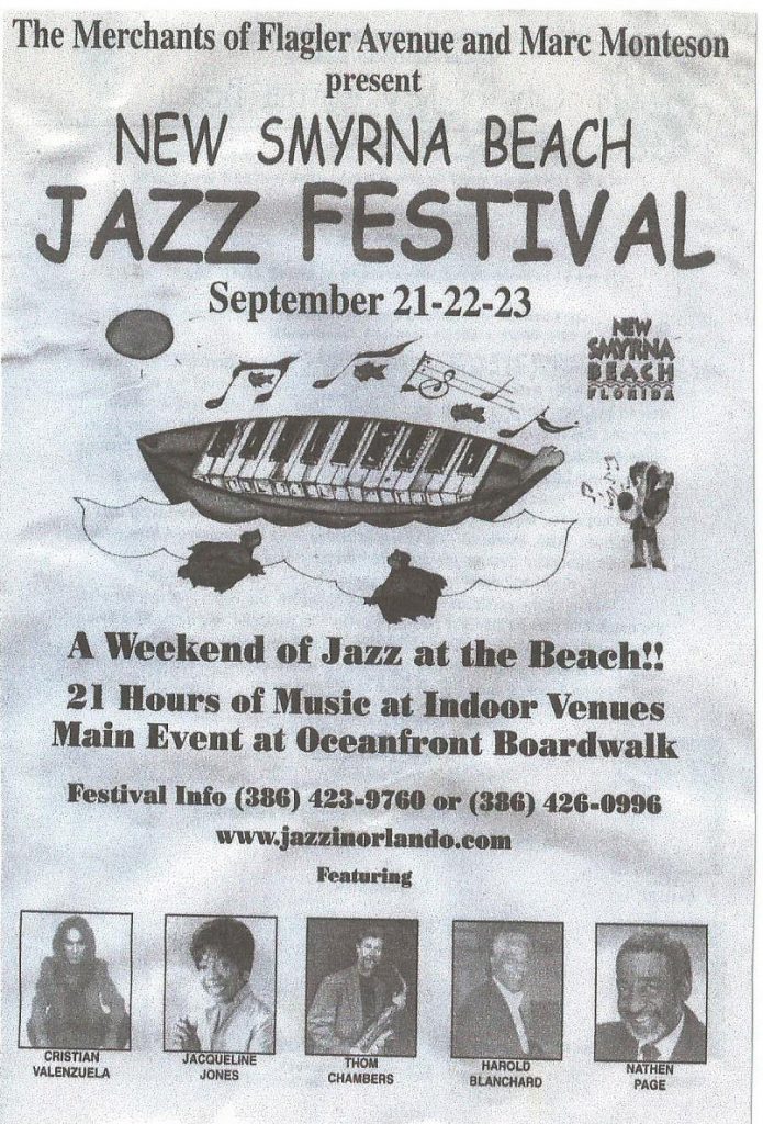 NSB Jazz Fest 18th Annual New Smyrna Beach Jazz Fest